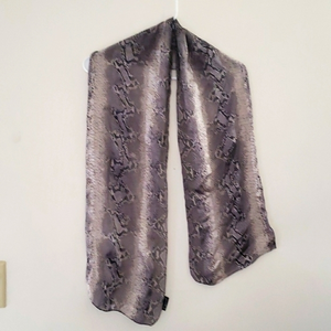 Lovely Cejon 100% Silk Snakeskin‎ Pattern Scarf